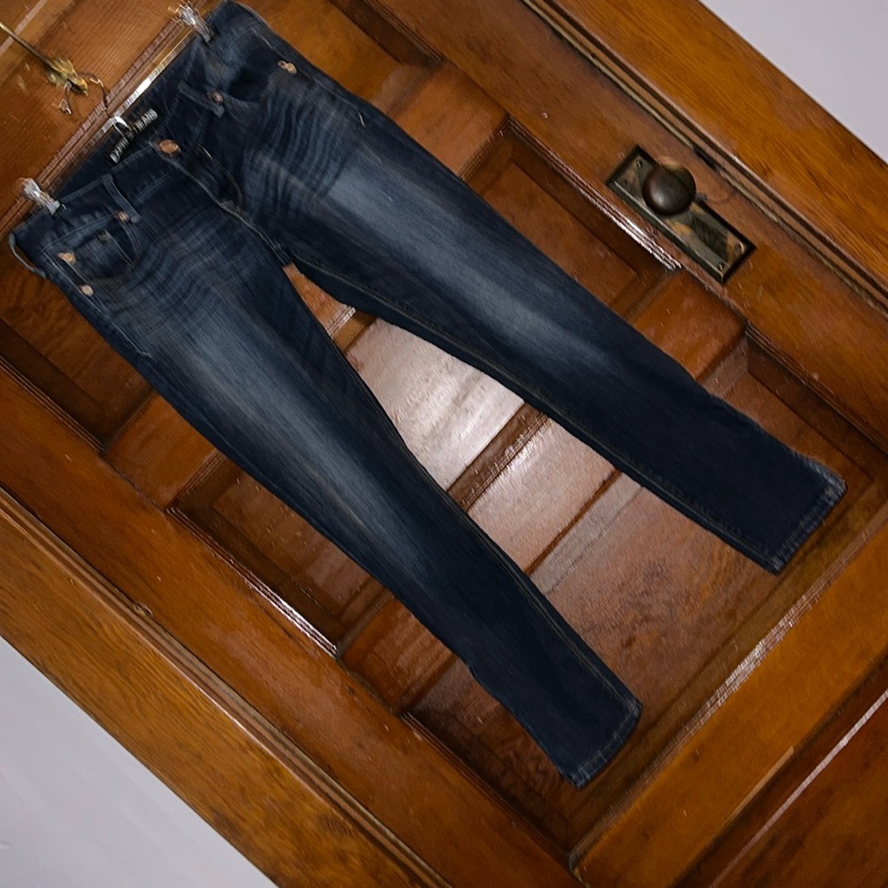 Express skinny zipper ankle jeans